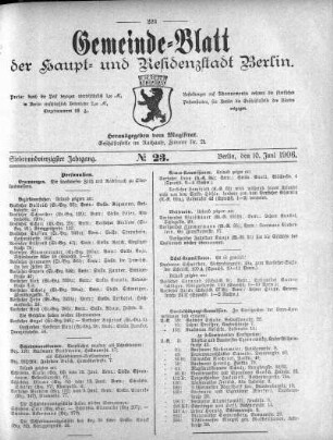 1906,23: No. 23, 10. Juni 1906