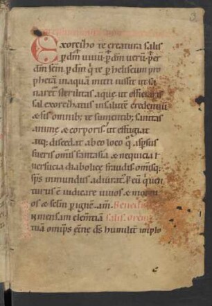 Benedictio minor salis et aquae