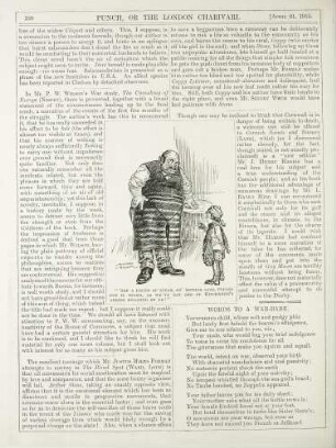 "'arf a pound of steak, an' mother says, please cut it tough as we've got one of Kitchener's Armies billeted on us!"