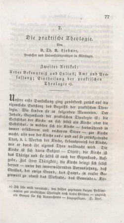77-136 Die praktische Theologie