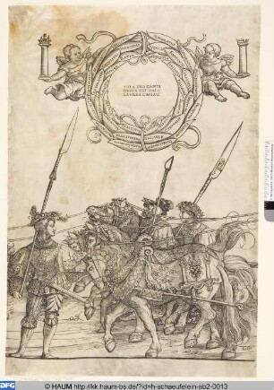 Der Triumphzug Kaiser Karls V., Bl. 8, Laurea