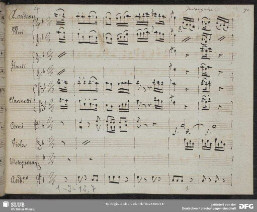 Motezuma. Excerpts - Mus.1-J-12,7 : S, orch, b