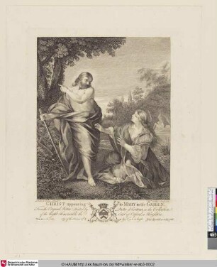 Christ appearing to Mary in the Garden