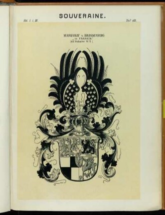 Taf. 113. Markgraf v. Brandenburg "in Franken." (n.d. Ansbacher W.-B.)