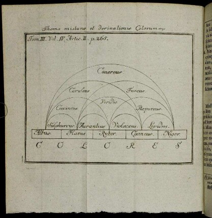 Schema misturæ et derivationis Colorum