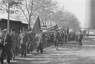 Demontration am 1.Mai 1951