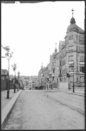 Chemnitz. Kanzlerstraße auf dem Kaßberg
