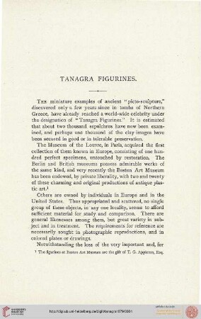 Tanagra figurines
