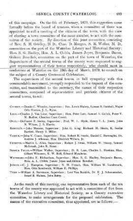 Committees and Officers.