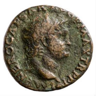 Münze, As, 66 n. Chr.