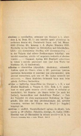 Semasiologische Beiträge zum lateinischen Wörterbuch, 2. Adjectiva und Pronomina, Adverbia und Adverbalia