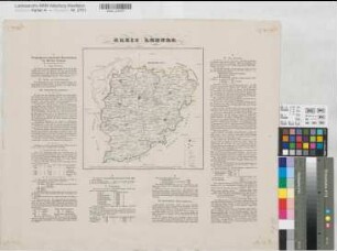Düsseldorf (Reg.Bez.) Kreiskarten Kreis Lennep mit Erläuterung um 1833 1 : 100 000 26 x 26 Lithographie: Severin, Düsseldorf J. H. Funcke, Buchhandlung, Krefeld Regierung Arnsberg