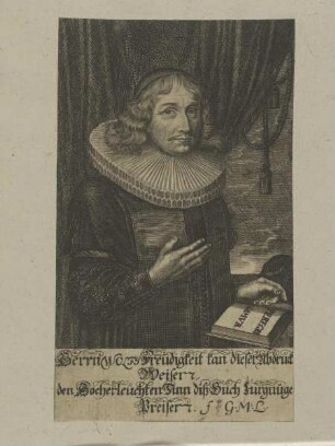 Bildnis des Christian Sigismund Wolf