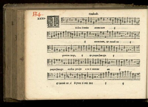 35. [= 134.] Inclina Domine