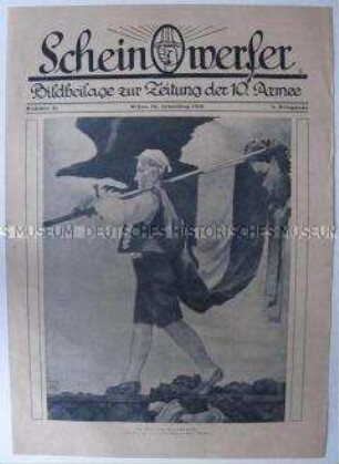 Bild-Beilage der Kriegszeitung der 10. Armee "Der Scheinwerfer"