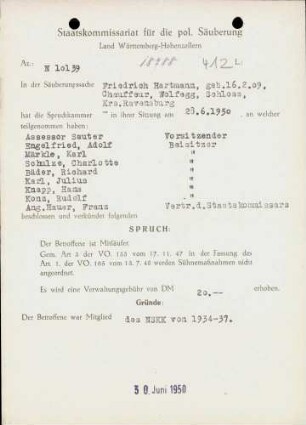 Hartmann, Friedrich