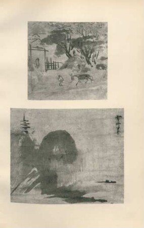 [XXIX. Trees by a gate by Sesson ... - XXX. Chinese landscape by Sesshiu ...]