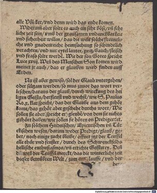 Ausslegung des ersten Psalms, darin gründtlich vnd getrewlich gewarnet wird für des Schwenckfelds Geistloser wüterey vnd Teufflischer schwermerey ...