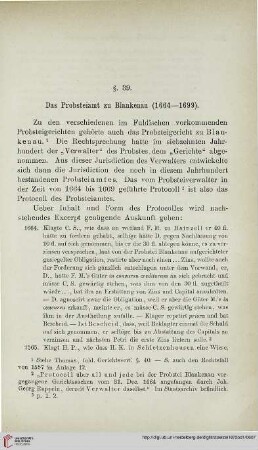 § 39: Das Probsteiamt zu Blankenau