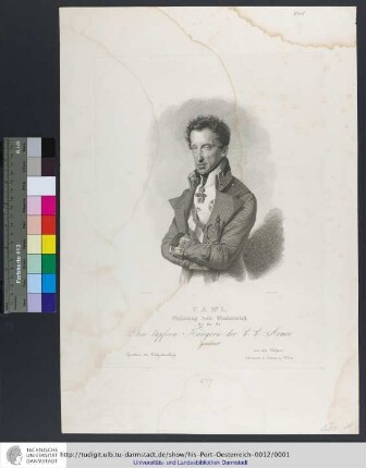 Carl Erzherzog von Oesterreich &c. &c. &c. / Kriehuber pinx. ; Benedetti sculps.