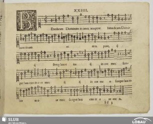 XXIIII. Benedicam Dominum in omni tempore