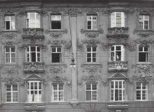 Bautzen, Reichenstraße 12, Teilansicht der Fassade