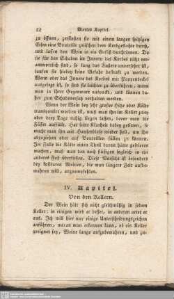 IV.Kapitel. Von den Kellern