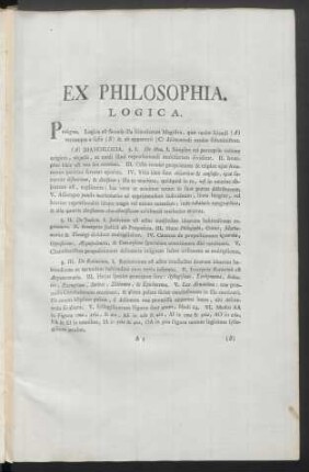 Ex Philosophia