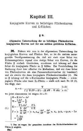 Kapitel III. Konjugierte Kurven zu beliebigen Flächenkurven und K-Flächen