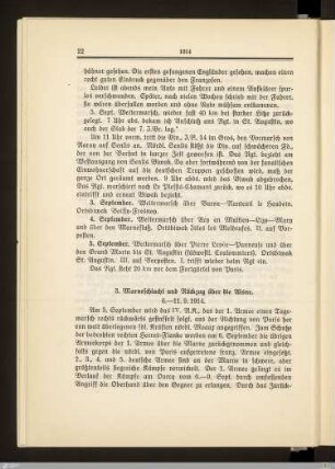 3. Marneschlacht und Rückzug über die Aisne