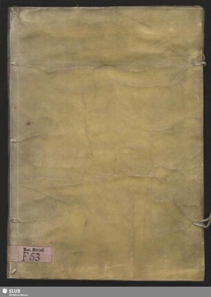 Sammelhandschrift - Mscr.Dresd.F.53