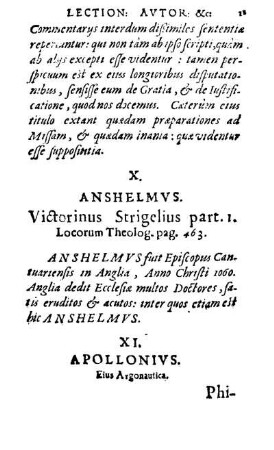 XI. Apollonivs. Eius Argonautica Philippus Tomo I. Intimat. pag. 297. 2 Martii Anno 1550