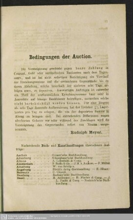 Zur gefälligen Beachtung
