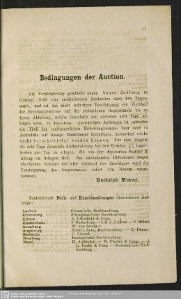 Zur gefälligen Beachtung