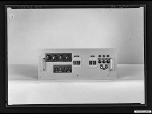 Messwerterfassungsanlage. Einschub 2, Frontseite, Foto 1973