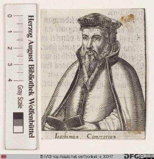 Bildnis Joachim I Camerarius (eig. Kammermeister)