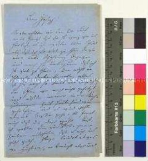 Feldpostbrief von seiner Mutter an Joseph Köchling im Deutsch-Französischen Krieg über die Familie und den Alltag in Hamm (mit Briefumschlag)