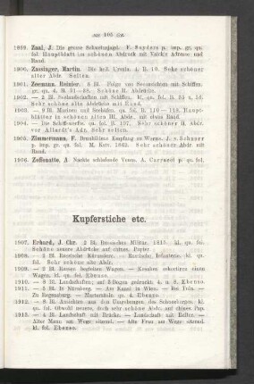 Kupferstiche etc