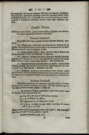 Quæstio Tertia.