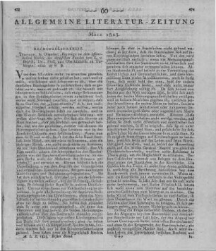 Dresch, L.: Beiträge zu dem öffentlichen Rechte des deutschen Bundes. Tübingen: Osiander 1822