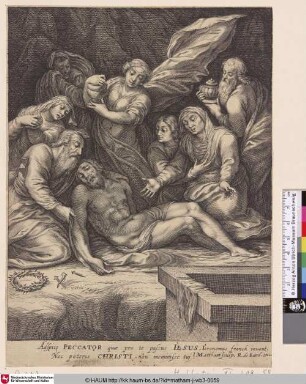 [Grablegung Christi; The entombment of Christ]
