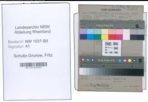 Entnazifizierung Fritz Schultz-Grunow , geb. 07.10.1906 ()
