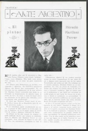 Arte argentino - El pintor Horacio Martínez Ferrer