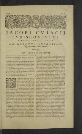 Iurisconsulti recitationes solemnes