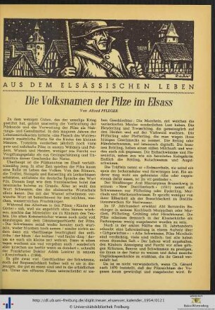 Aus dem elsässischen Leben.