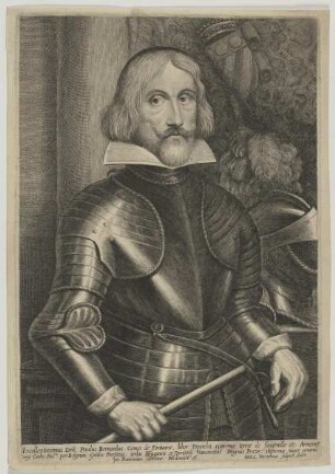 Bildnis des Paulus Bernardus de Fontaine