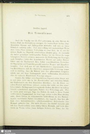 Zwölftes Kapitel. Die Venezianer