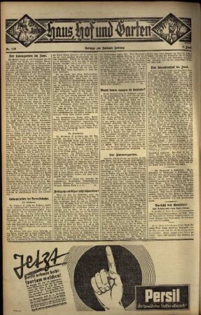 Dritte Ausgabe vom Sonntag, den 05. Juni 1932.