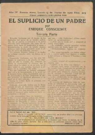 1922020500: El suplicio de un padre : tercera parte