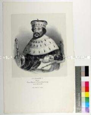 Porträt von Johann I. Cicero Kurfürst von Brandenburg im kurfürstlichen Ornat